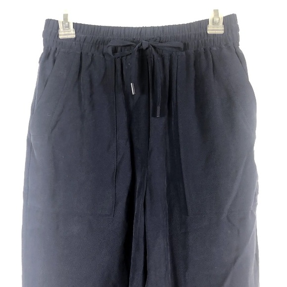 Whistles Women Sz 4 Madison pants slacks
blue elastic drawstring waist - Picture 2 of 10